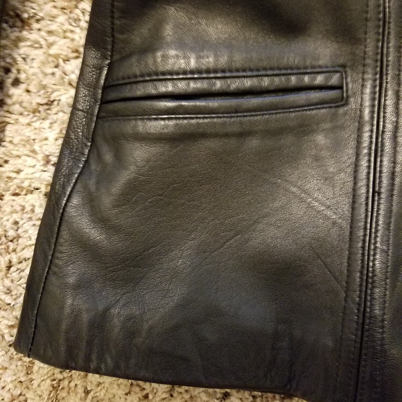 Black Leather Blazer - Picture 7 of 7